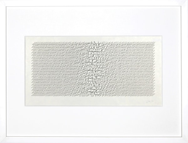 Vera MOLNAR, Segments inclinés, 1984
