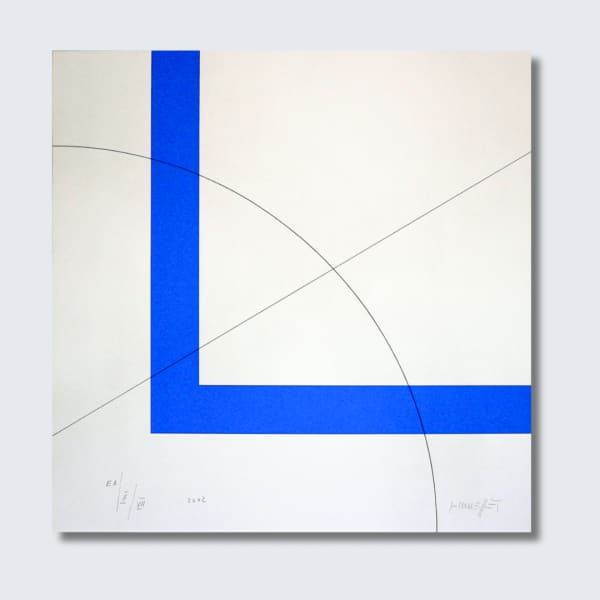 Gottfried HONEGGER, Angle et ligne (B), 2002