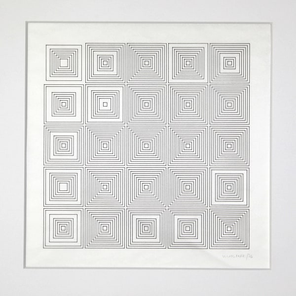 Vera MOLNAR, (Des)Ordres / réf. 76F, 1976