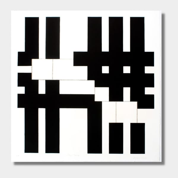 François MORELLET, Strip-Teasing, 1 = 90°, 2005