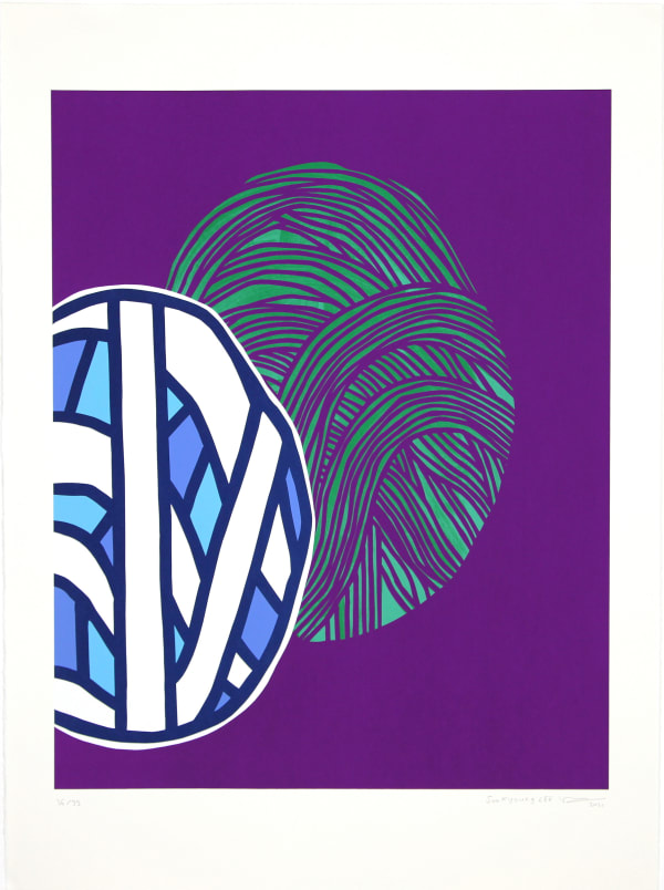 Soo Kyoung LEE, Sans titre (violet), 2021