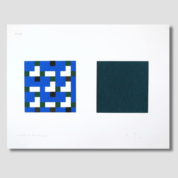 Olivier PETITEAU, 100 pixels carrés et carré sans pixel (70/7/19/4), 2022