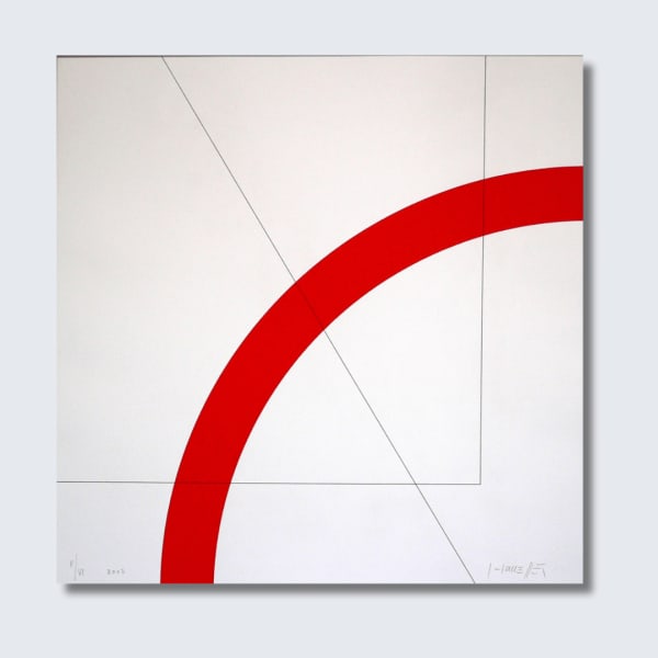 Gottfried HONEGGER, Angle et ligne (R), 2002
