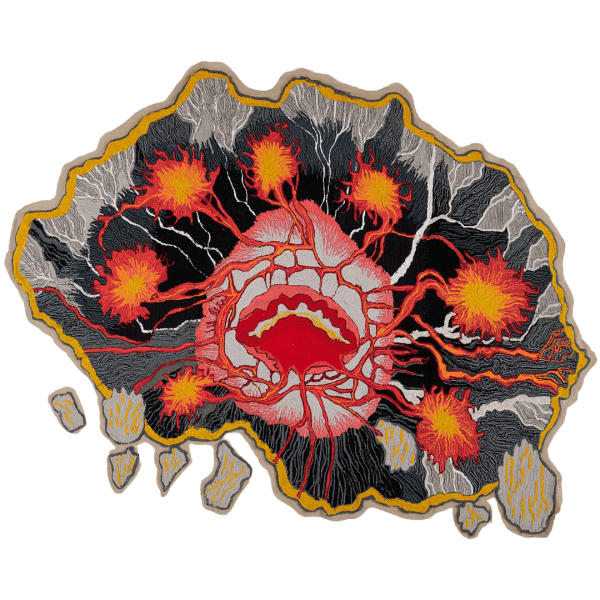 Brankica Žilović, Mundus subterraneus, magma heart, 2024