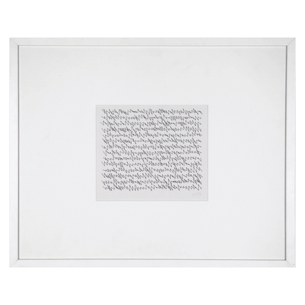 Vera MOLNAR, Contre écriture, 1987