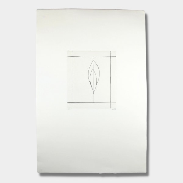 Geneviève ASSE, Sans titre (feuille)