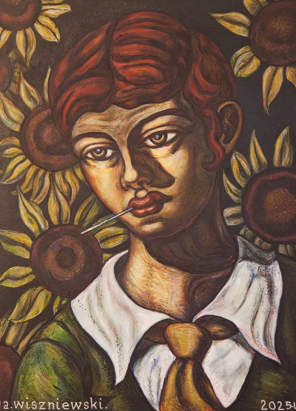 Adrian Wiszniewski RSA, Comforted by Nature