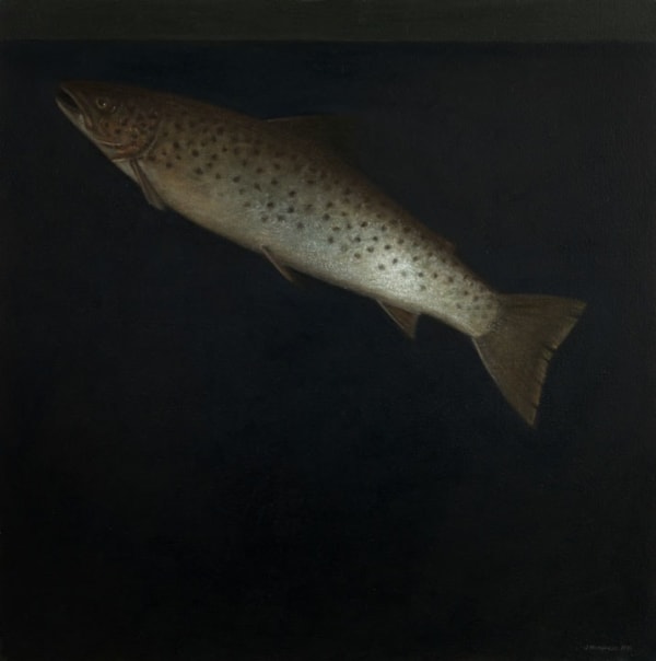 James Fairgrieve RSA RSW, Big Brown Rising , 1995