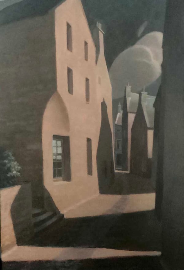 Neil MacDonald PAI RGI RSW, Night Walk, Dundas Street, Stromness
