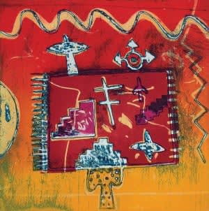 Barbara Rae DBE CBE RA, Eagle in the Clouds, 2000