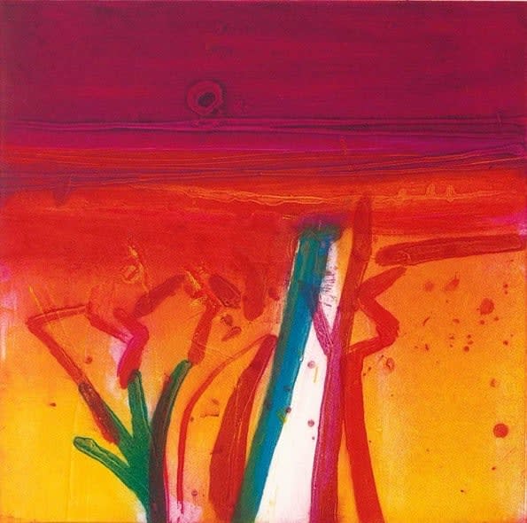 Barbara Rae DBE CBE RA, summer vineyard