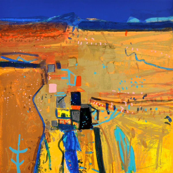 Barbara Rae DBE CBE RA, Pueblo, 2008