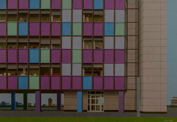 David Evans ARCA RSA RSW (1942-2020), The Office Block