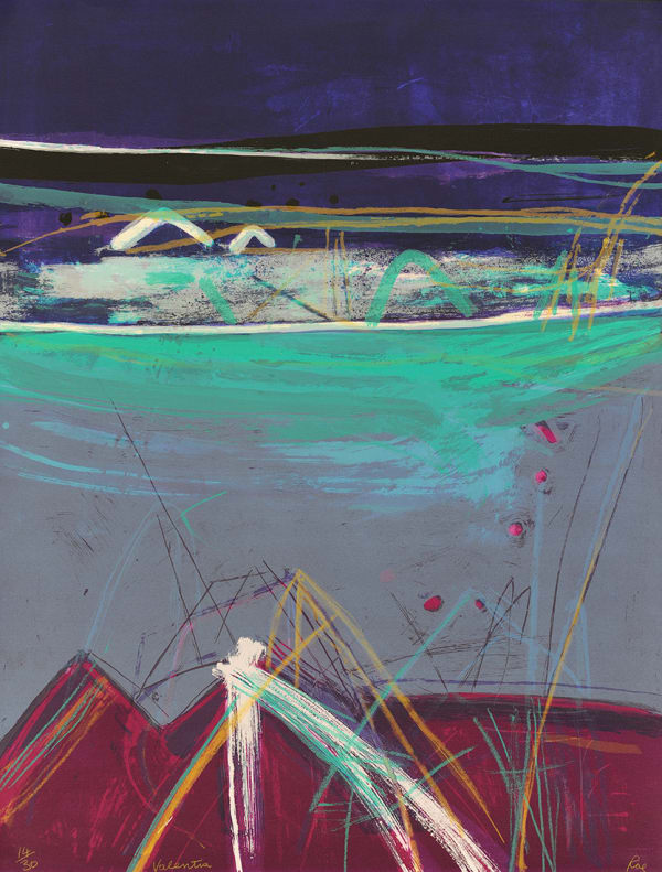 Barbara Rae DBE CBE RA, Valentia, 2004