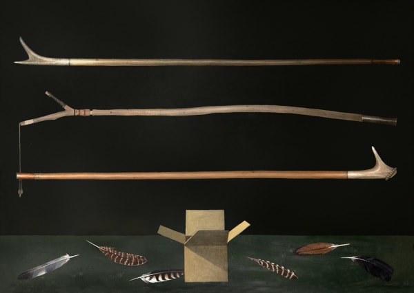 James Fairgrieve RSA RSW, Sticks and Feathers