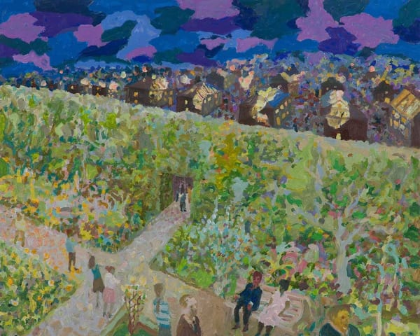 Robbie Bushe RSA, Herbacious Border , 2023