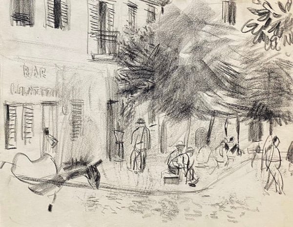 Alberto Morrocco OBE (1917-1998), Village Life