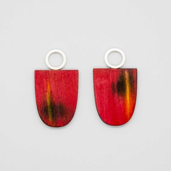 Cristina Zani, Large Half Oval Earrings