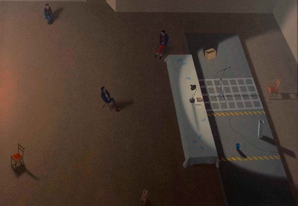 David Evans ARCA RSA RSW (1942-2020), The Red Chair