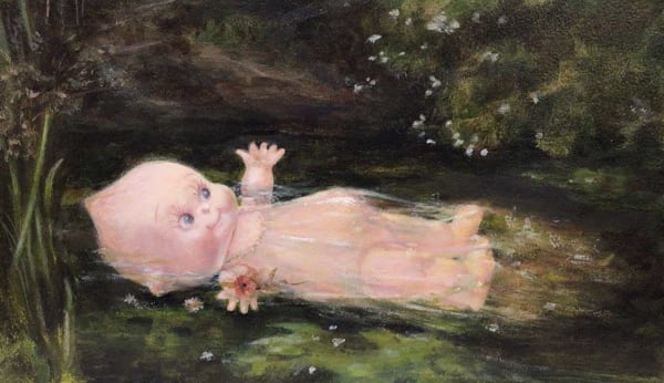 Alice McMurrough RSW RGI PAI, The Red Poppy (Homage to Millais)