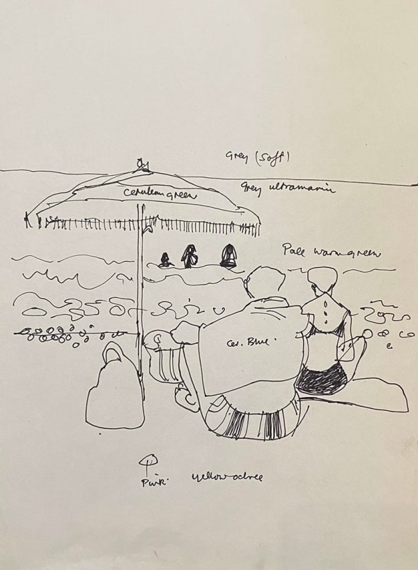 Alberto Morrocco OBE (1917-1998), Study for a Painting