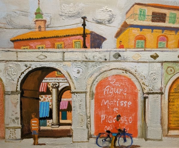 Leon Morrocco RSA RGI, Archway, Promenade des Anglais
