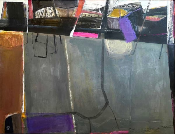 Andrew Restall (1931-2024), Magenta Margins: Willow Herb