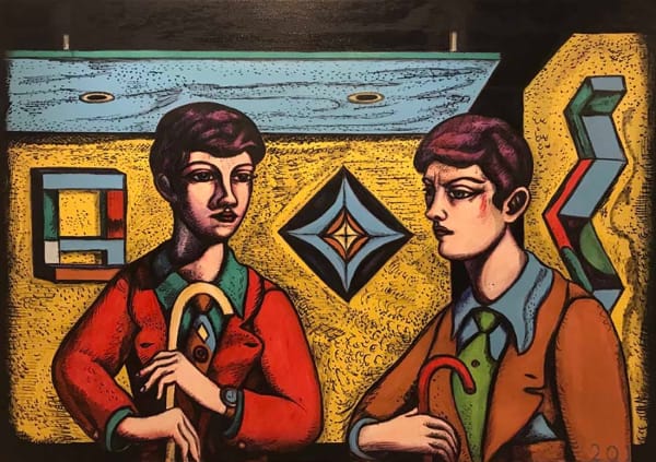 Adrian Wiszniewski RSA, Tête-à-tête