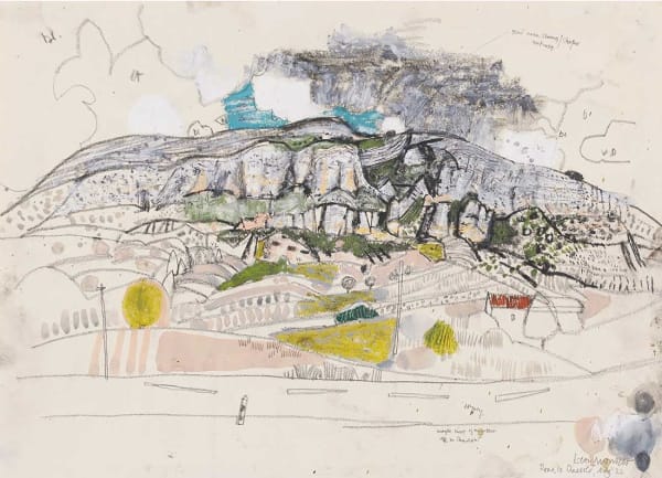 Leon Morrocco RSA RGI, Landscape near Gourdon