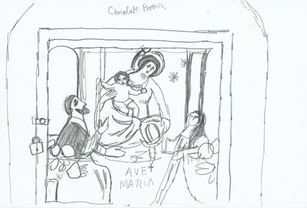 Alberto Morrocco OBE (1917-1998), Maria (study)