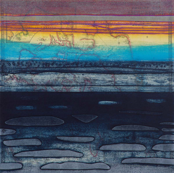 Barbara Rae DBE CBE RA, Sea Ice - North West Passage, 2018