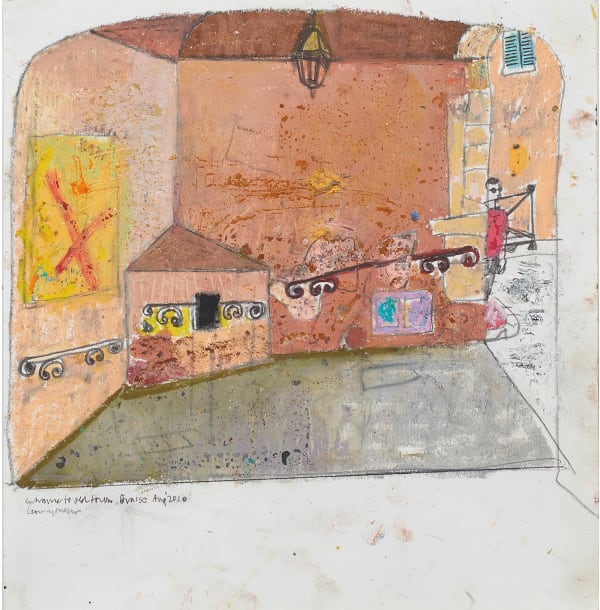 Leon Morrocco RSA RGI, Entrance to the Old Town, Grasse