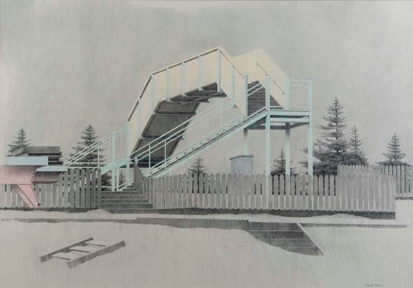 David Evans ARCA RSA RSW (1942-2020), Northern Crossing