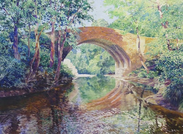 David Forster RSW, The water was pure as crystal (Dalkeith)