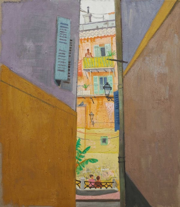 Leon Morrocco RSA RGI, Sun on a Yellow House, Morning, Nice