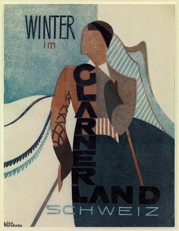 Lill Tschudi (1911-2004), Winter in Glarnerland, Schweiz , 1933