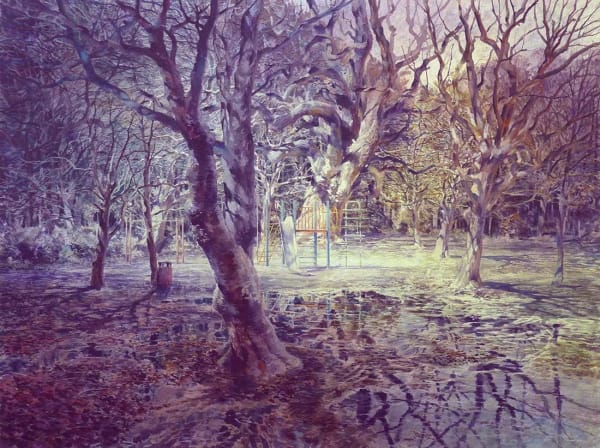 David Forster RSW, We will take our children out into the forest, (Dunkeld)