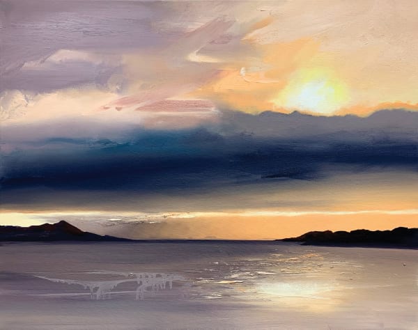 Chris Bushe RSW, On the Evening Ferry to Islay