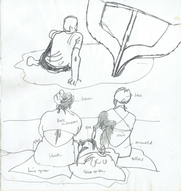 Alberto Morrocco OBE (1917-1998), Beach Study