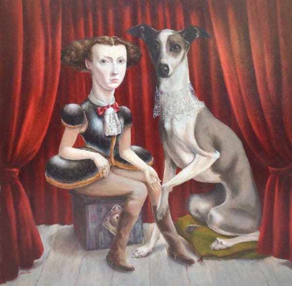 Alice McMurrough RSW RGI PAI, Miss Laverine and her Devoted Protector