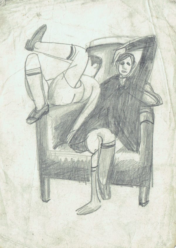 Alberto Morrocco OBE (1917-1998), Lounging Around