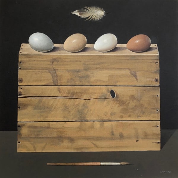 James Fairgrieve RSA RSW, Four Eggs