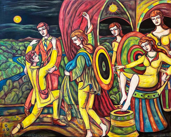 Adrian Wiszniewski RSA, Transcendental Roof Party