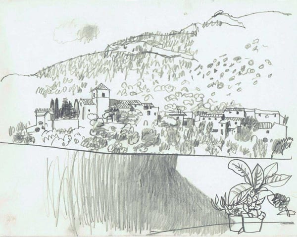 Alberto Morrocco OBE (1917-1998), Hillside Village