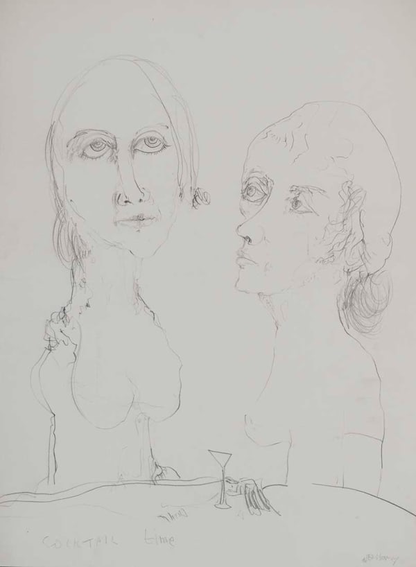 John Bellany (1942-2013), Cocktail Time , circa 1990