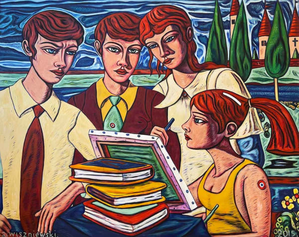 Adrian Wiszniewski RSA, Francophiles