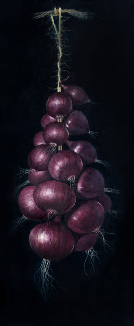 James Fairgrieve RSA RSW, Red Onions