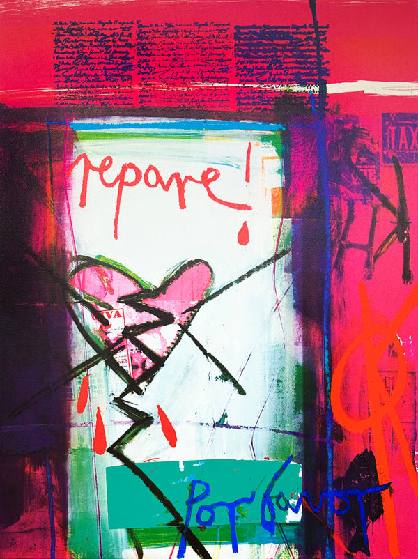 Barbara Rae DBE CBE RA, Repare Por Favor, 2010