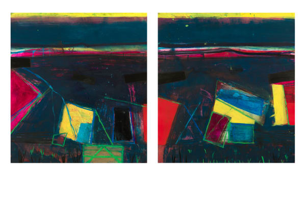 Dame Barbara Rae CBE RA, Moor Gate (Diptych)