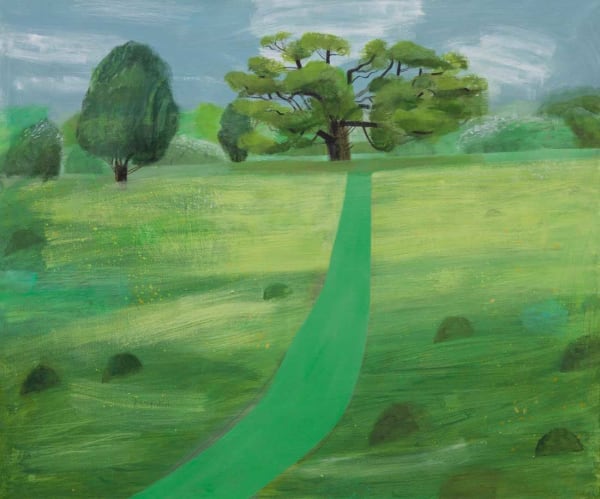 Elaine Pamphilon, Cowslip Meadow and Green Path to the Ancient Oak